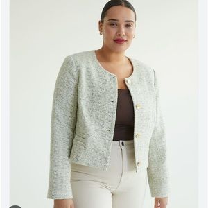 NWT Reitmans cropped tweed jacket